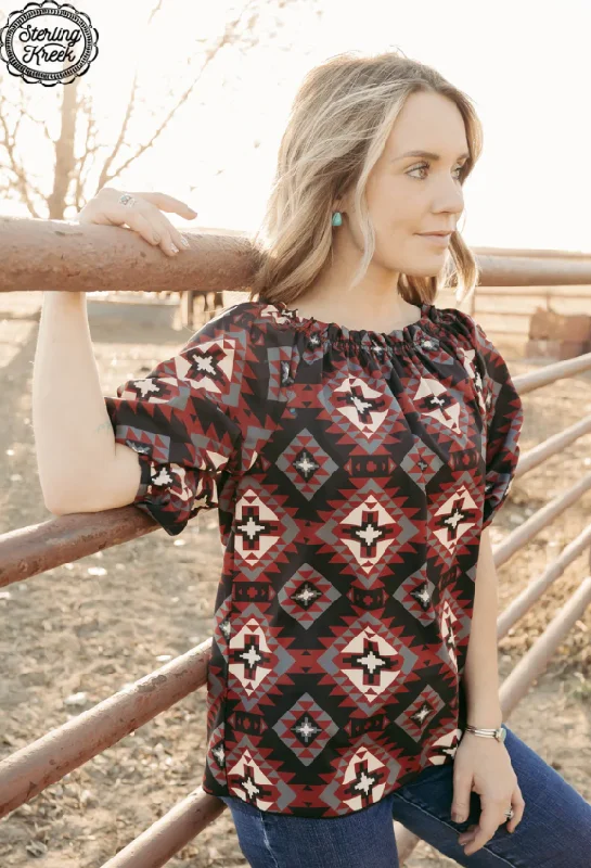 Online Exclusive El Reno Aztec Top
