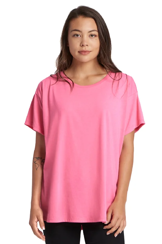 Massive Deals Next Level Womens Ideal Flow Short Sleeve Crewneck T-Shirt - Hot Pink - Closeout