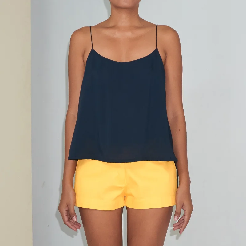 Flash Sale RINKI STRING CAMISOLE - Rayon Voile | Midnight Blue