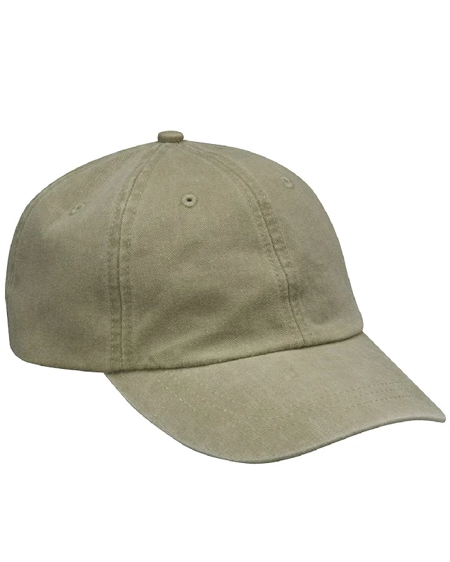 Adams Low-Profile Washed Pigment-Dyed Cap | Khaki