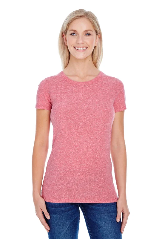 Major Deal Threadfast Apparel Womens Short Sleeve Crewneck T-Shirt - Red