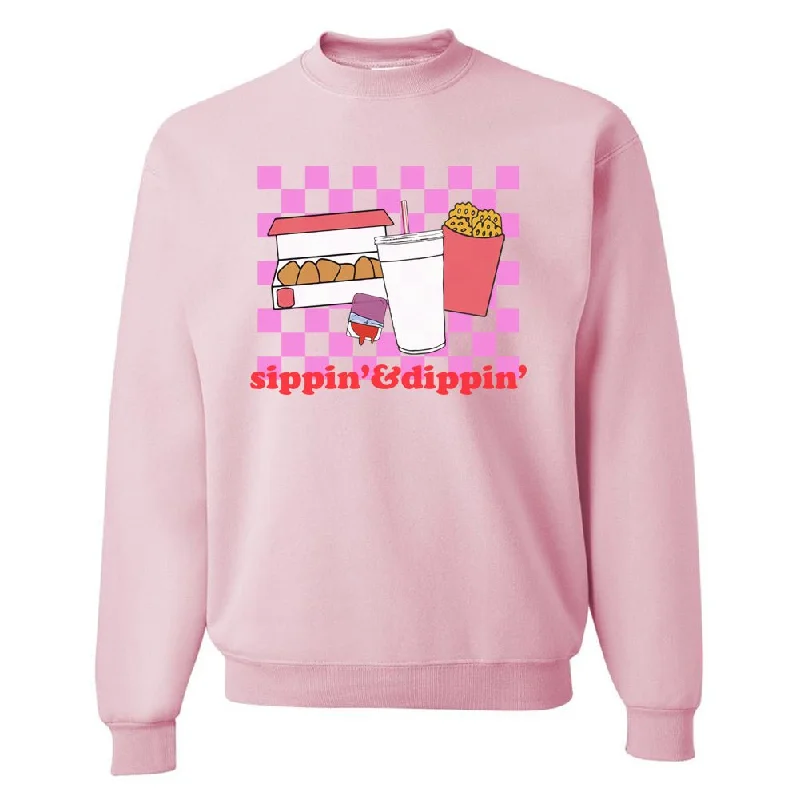Buy Today 'Sippin' & Dippin' Crewneck Sweatshirt