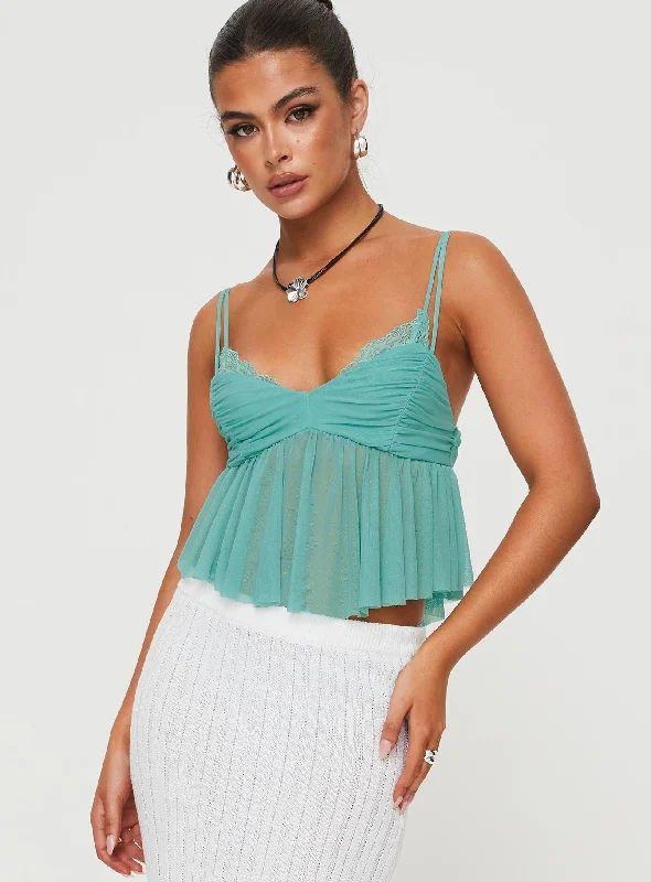 Weekend Bargains to Indulge In Corella Top Turquoise