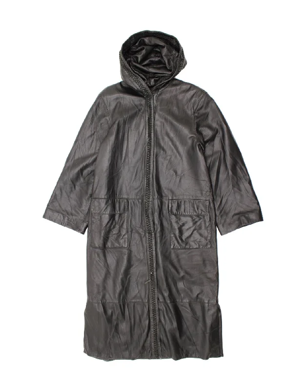 Weekend Specials You Can't Miss VINTAGE Womens Hooded Leather Coat IT 44 Medium Black Leather Weekend Specials You Can't Miss VINTAGE Womens Hooded Leather Coat IT 44 Medium Black Leather