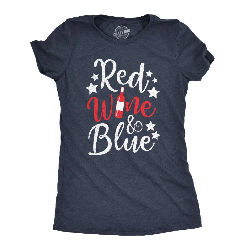 Incredible Offers Red Wine And Blue Women's T Shirt