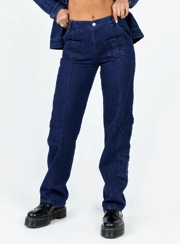 One-Day Only The Nina Cargo Jeans Denim