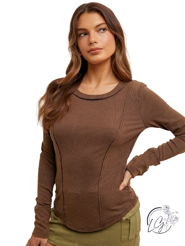 The Best Deal Hues of Love Henley Top