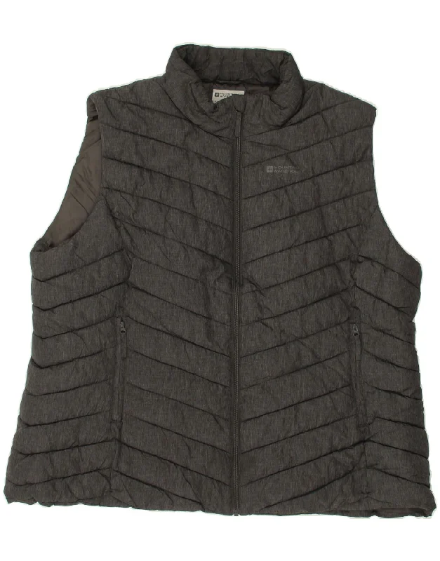 Bargain Prices MOUNTAIN WAREHOUSE Womens Padded Gilet UK 26 4XL Grey Polyester
