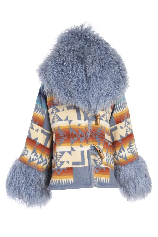 Quick Deals Chief Joseph Shearling Cloak