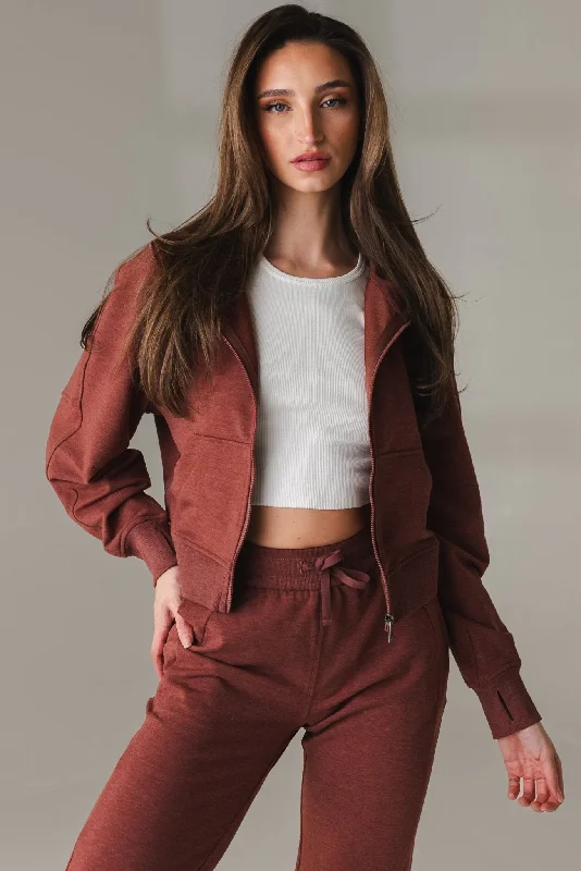 Act Fast Vitality Studio Zip - Rosewood Marl
