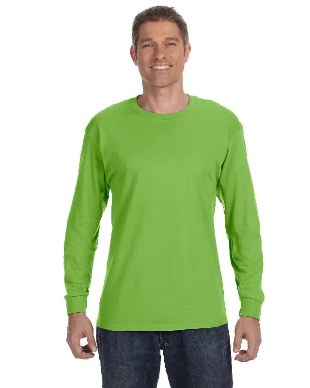 Jerzees DRI-POWER ACTIVE Long Sleeve T-Shirt | Kiwi