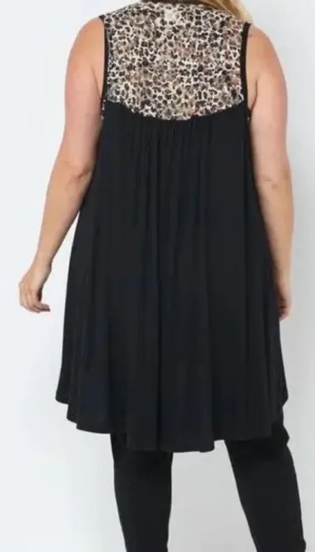 New Deals Plus Vest With Lace and Stones