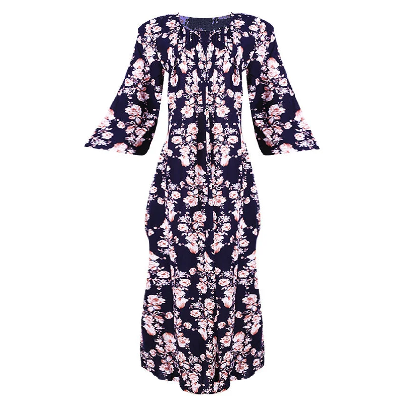 Online Exclusive REDTAG Women's Navy Nightgowns