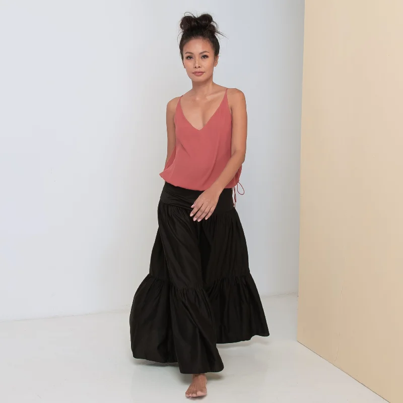 Weekend Deals That Dazzle RINKI V STRING CAMISOLE - Rayon Fujette Crepe | Dusty Rose