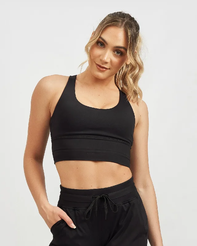 Inventory Reduction Core Trainer Lara Active Bra - Black