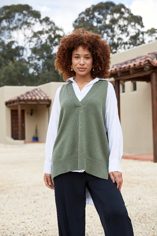 Referral Discount Nakako Vest - Moss