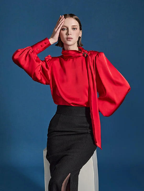 Hot Buy B2903 Cubic Scarf Blouse