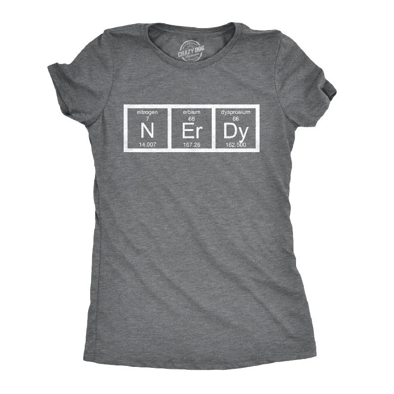 Special Offer Nerdy Periodic Table Women's T Shirt
