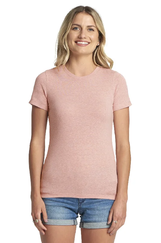 Today’s Deal Next Level Womens Jersey Short Sleeve Crewneck T-Shirt - Desert Pink