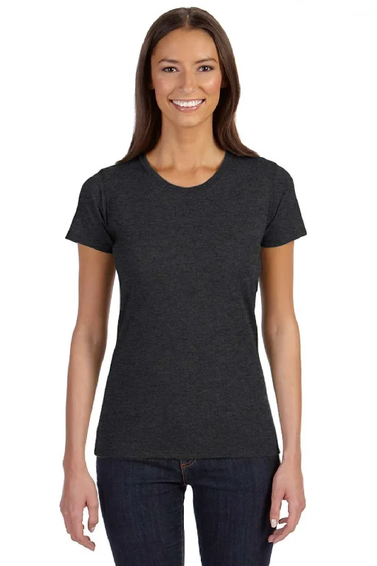 Price Reduction Econscious Womens Short Sleeve Crewneck T-Shirt - Charcoal Black