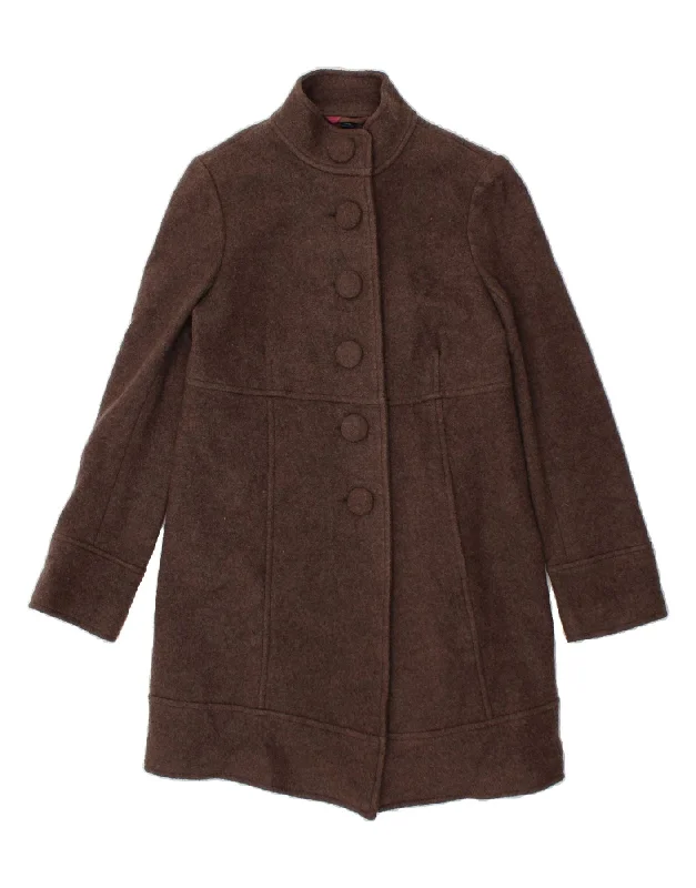Weekend Deals That Dazzle BODEN Womens Overcoat UK 12 Medium Brown Wool