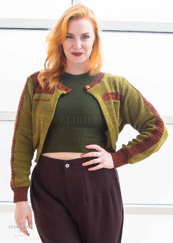 Markdown Sale Galactic Outpost Cropped Cardigan
