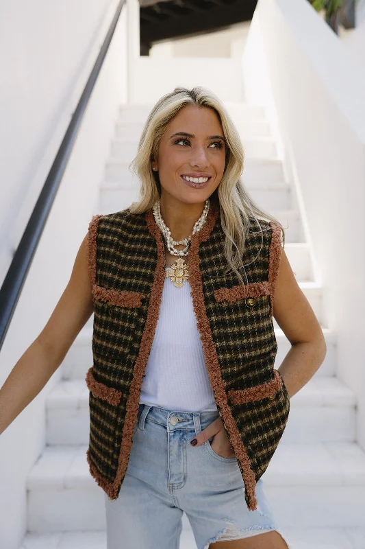 Price Smash Holden Houndstooth Vest - Multi