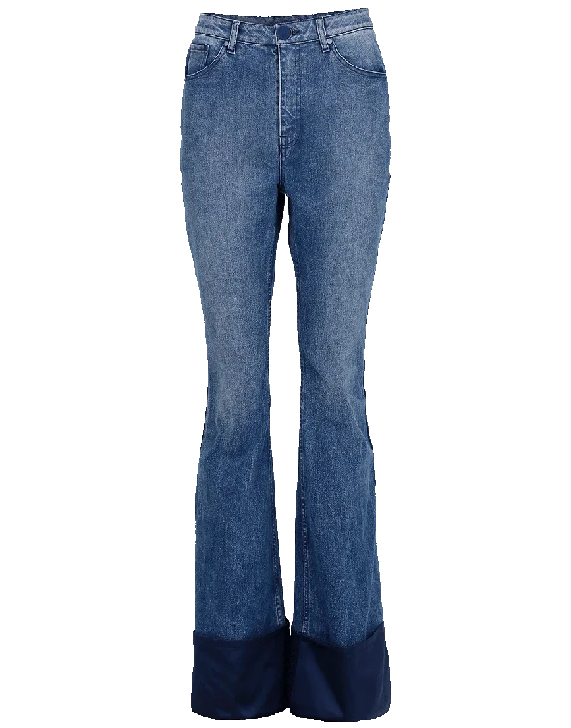 Limited Stock Satin Cuff Denim