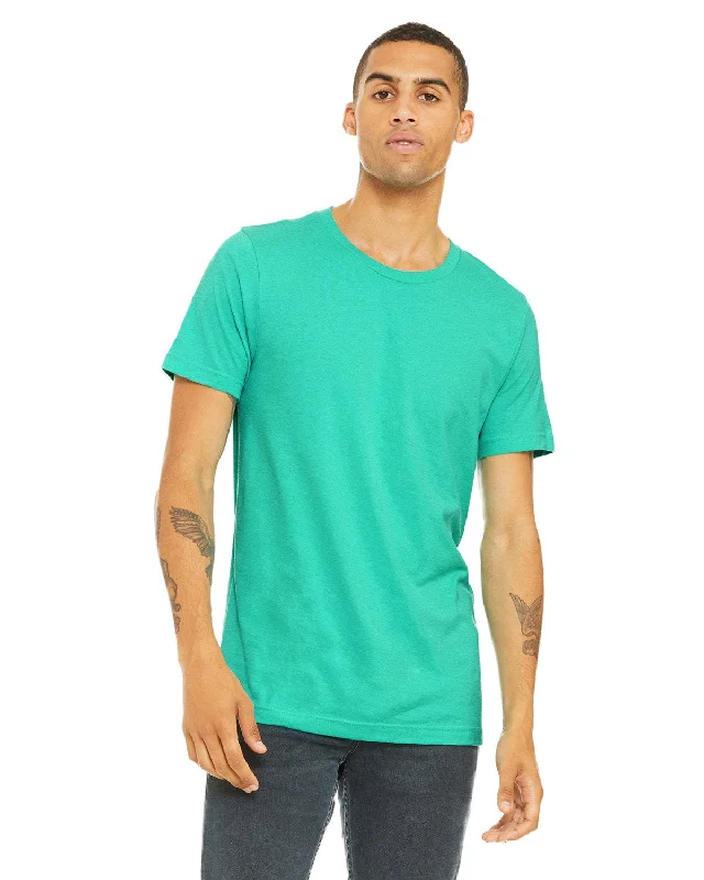 Bella+Canvas Unisex Heather CVC T-Shirt | Heather Sea Grn