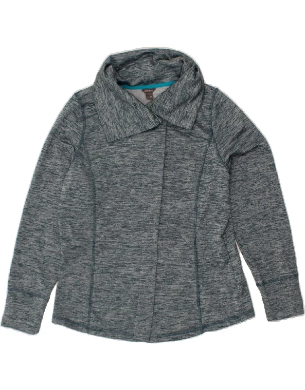 Weekend Specials to Enjoy EDDIE BAUER Womens Fleece Jacket UK 18 XL Blue Polyester