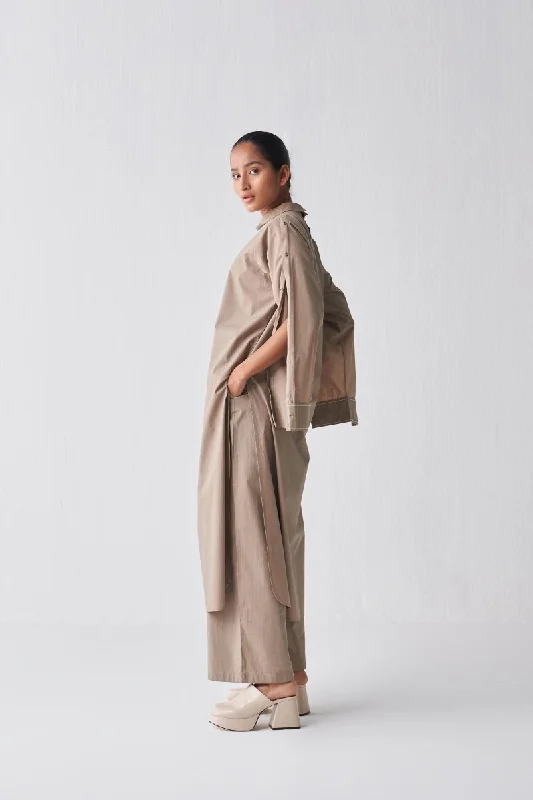 Clearance Event Extended Placket Tunic - Sage