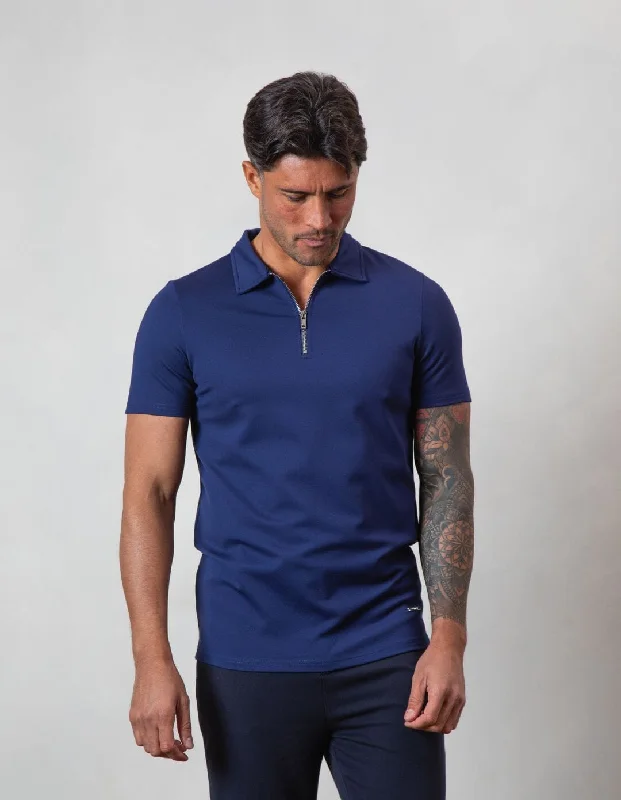 Premium Zip POLO NAVY