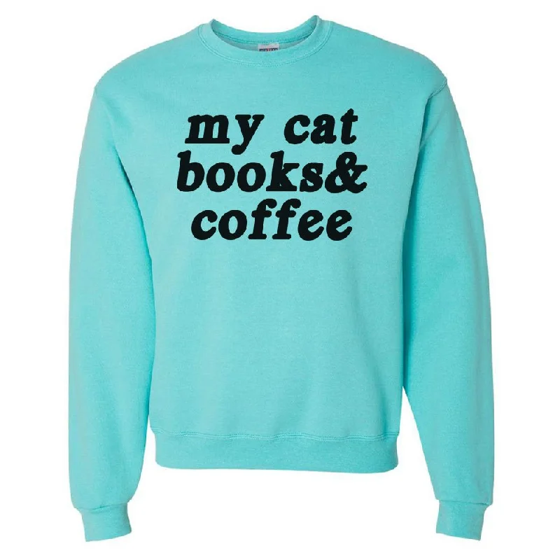 Reduced Prices Make It Yours™ '...Books & Coffee' Crewneck Sweatshirt