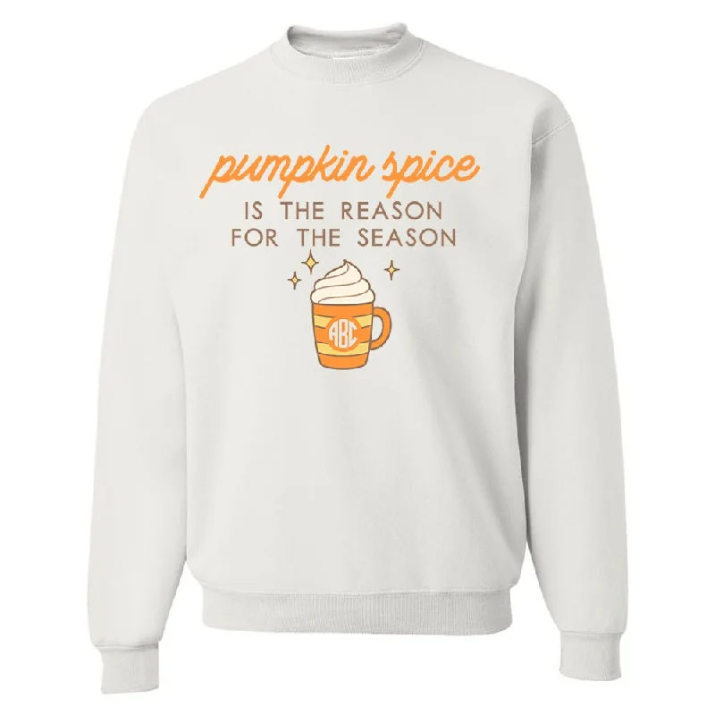 YEAR-End Sale Monogrammed 'The Reason For The Season' Crewneck Sweatshirt
