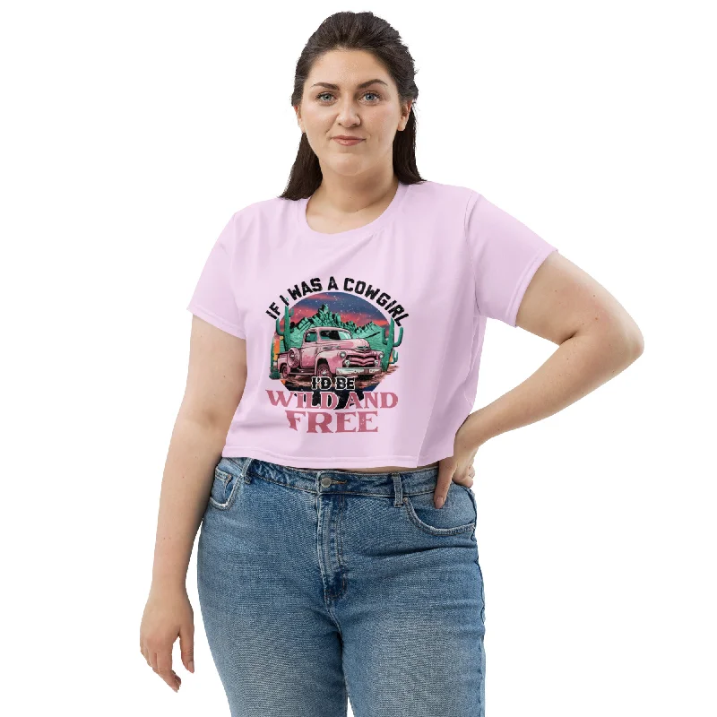 Weekend Shopping Bliss SHE REBEL - If I Was A Cowgirl Crop Top