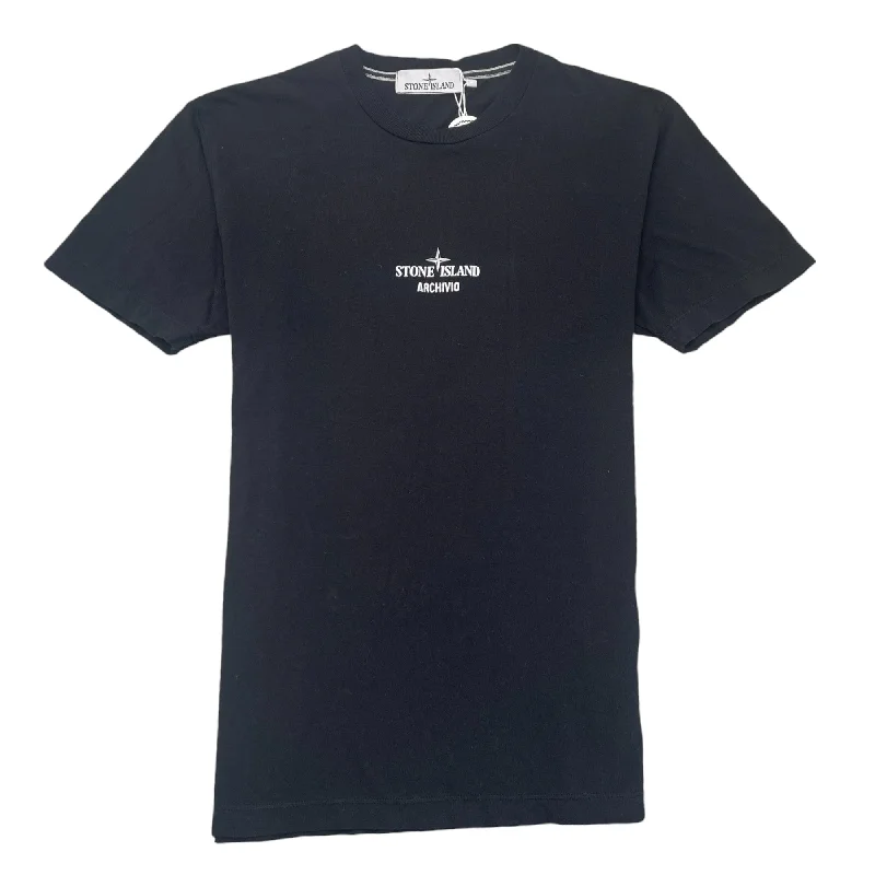 Men's Archivo Logo T-Shirt Black Size S