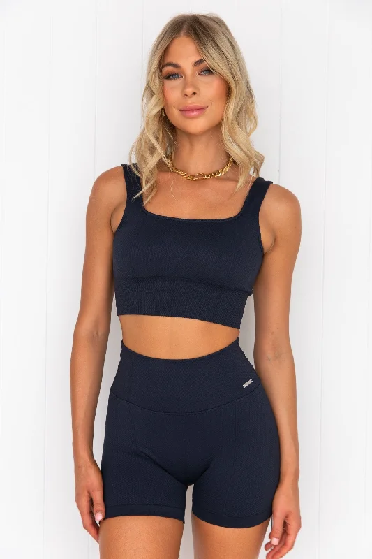 Price Rollback Navy Luxe Seamless Bra