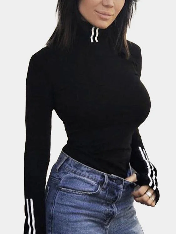 Sale Event Custom Long Sleeve Black Top