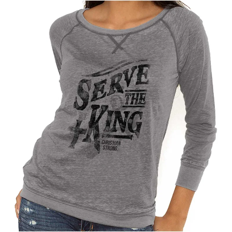 New Arrival Serve The King Vintage Fashion T