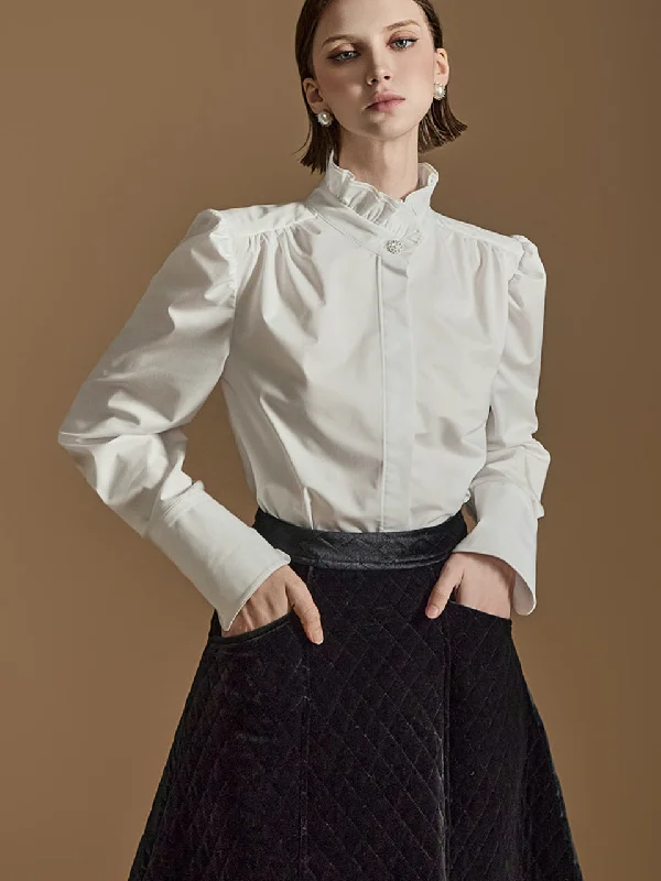 Great Deal B3023 Frill Blouse