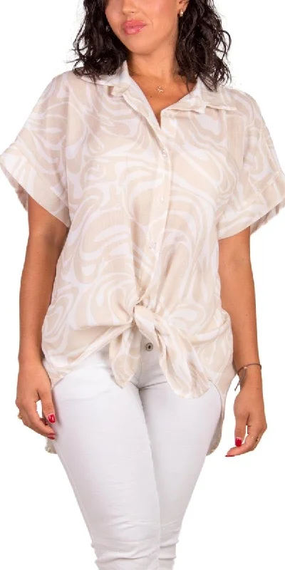 Price Slash Tropical Button Down Shirt
