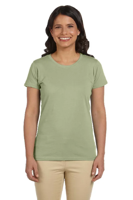 The Best Prices Econscious Womens Heather Sueded Short Sleeve Crewneck T-Shirt - Wasabi Green