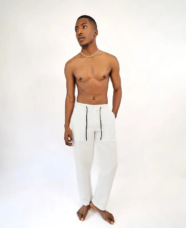 White linen pant