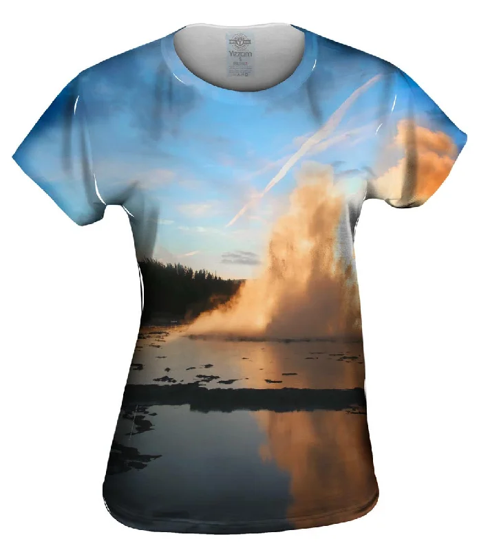 Bargain Alert Yellowstone Park Geyser Sunset