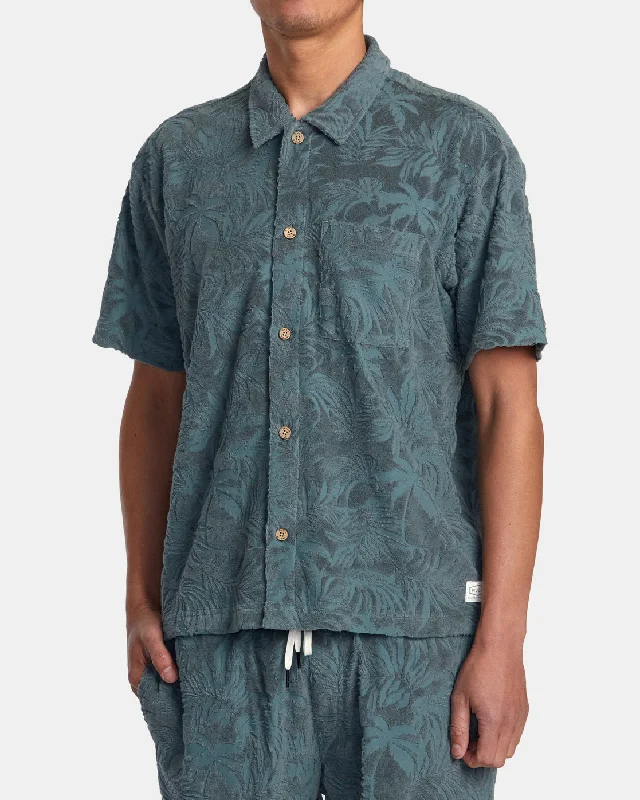 Palms Down Short Sleeve Shirt - Balsam Green