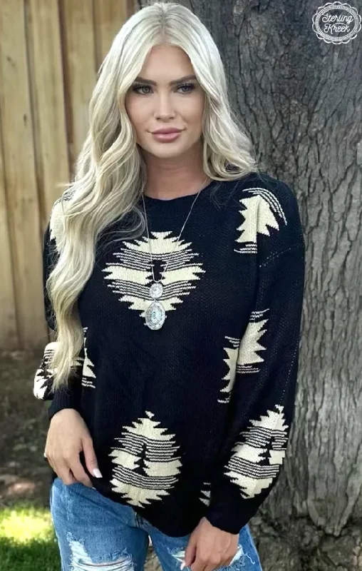 Half Price Paint It Aztec Sweater