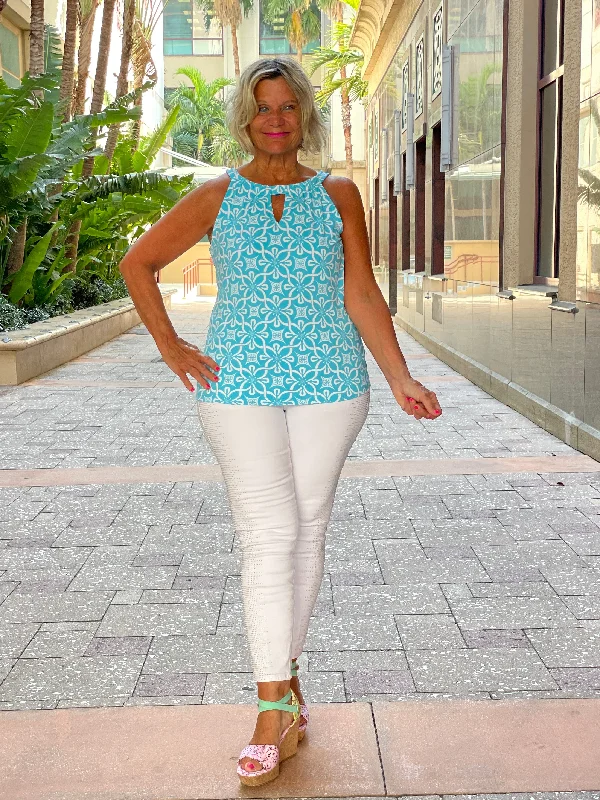 Online Deal OCEAN MILE  KEYHOLE TOP