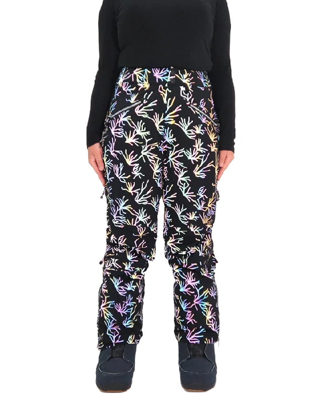 Act Fast Nobody's Princess Zali Women's Snow Pant Short - Iridescent