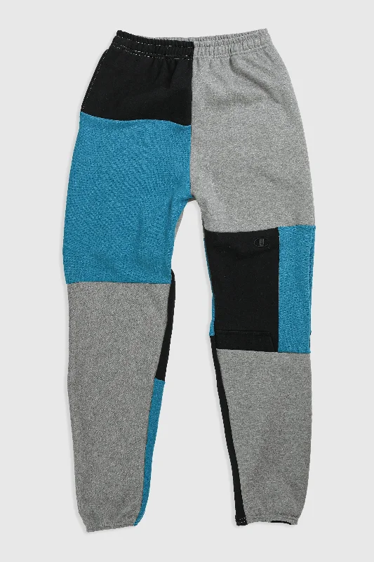 Bonus Offer Unisex Rework Champion Patchwork Sweatpants - XS