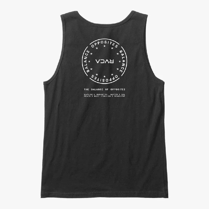 Rvca Mens All Star Tank Black